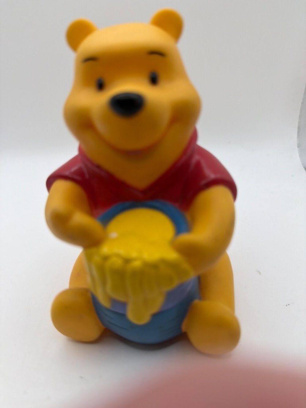 Disney‎ Winnie The Pooh Figurine Holding Honey Pot Collectible Display Piece